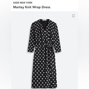Sade New York Polka Dot Wrap Dress